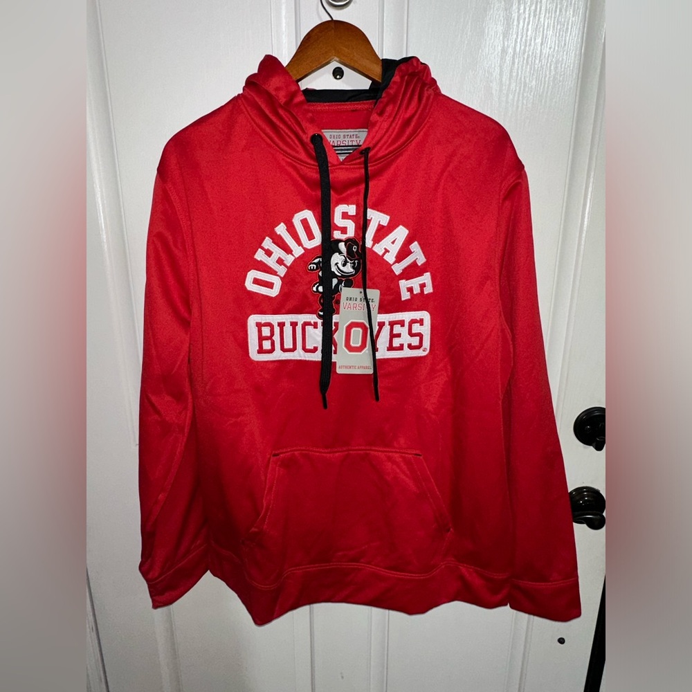 Ohio State Buckeyes Varsity Hoodie Red Men’s Large NCAA 21263780